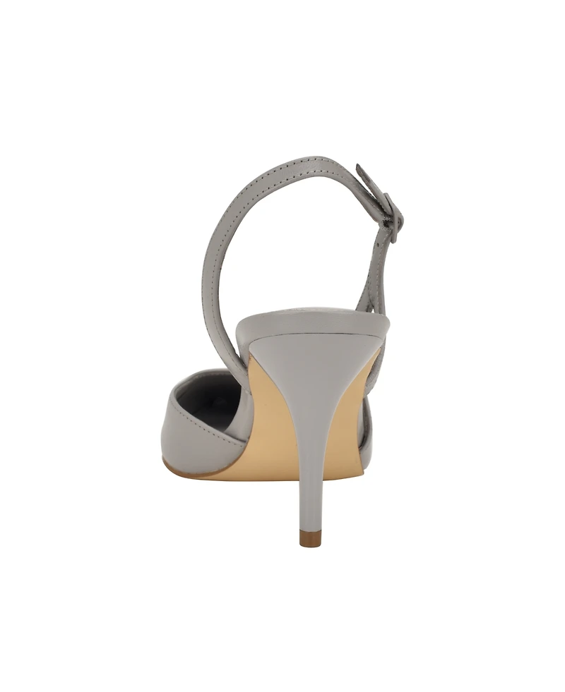 Calvin Klein Women's Corinny Pointy Cap Toe Dress Slingbacks