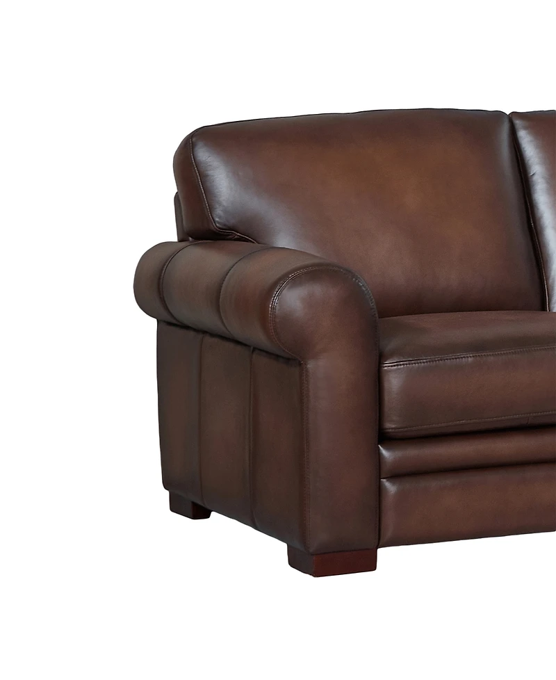 Brookfield 70" Top Grain Leather Loveseat
