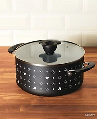 Farberware Disney Monochrome 5.5 Quart Ceramic Nonstick Stockpot with Lid