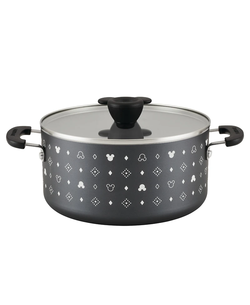 Farberware Disney Monochrome 5.5 Quart Ceramic Nonstick Stockpot with Lid