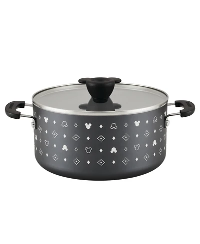 Farberware Disney Monochrome 5.5 Quart Ceramic Nonstick Stockpot with Lid