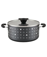 Farberware Disney Monochrome 5.5 Quart Ceramic Nonstick Stockpot with Lid