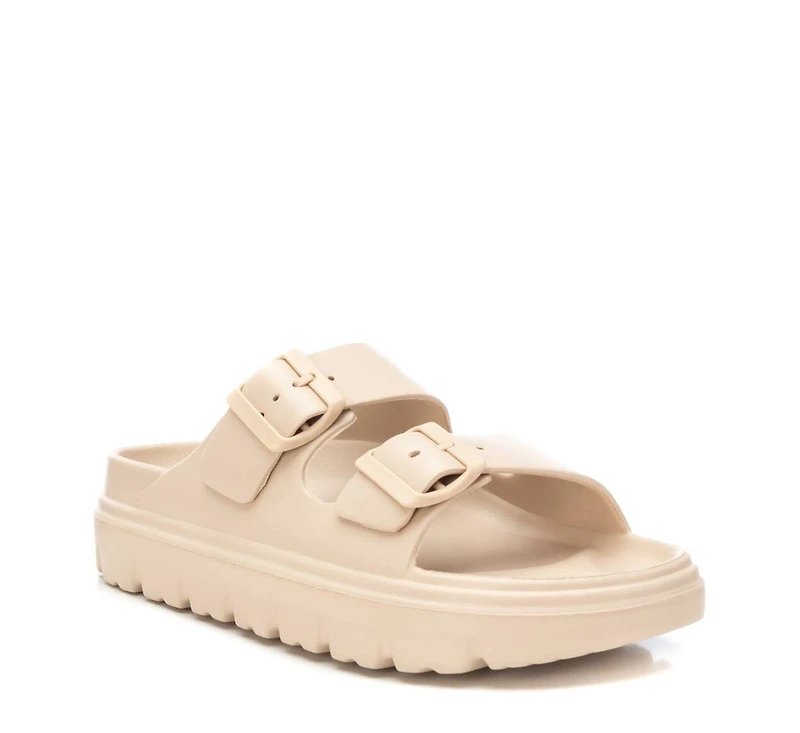 Women's Rubber Flat Sandals By Xti