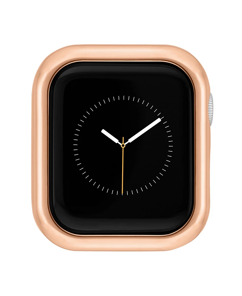 Anne Klein Women's Rose Gold-Tone Alloy Protective Case designed for 44mm Apple Watch