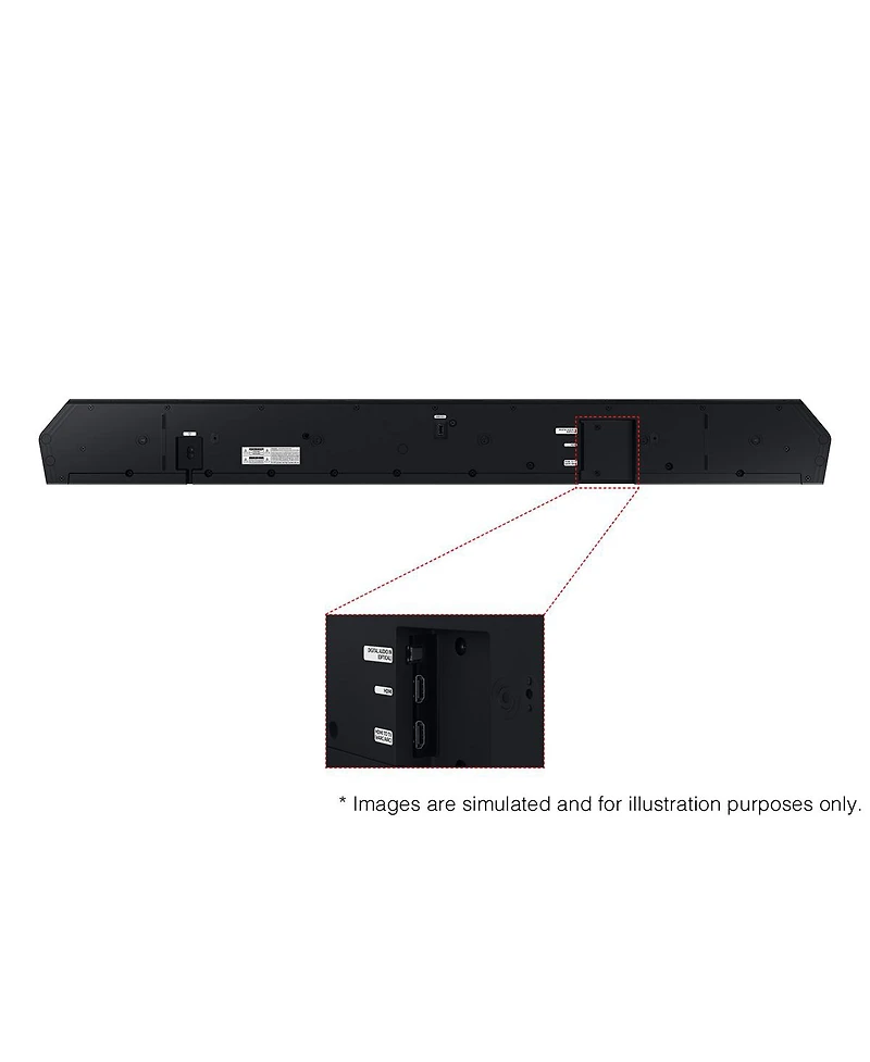 Samsung Hw-QS730D 3.1.2-Channel Soundbar with Wireless Subwoofer (Black)