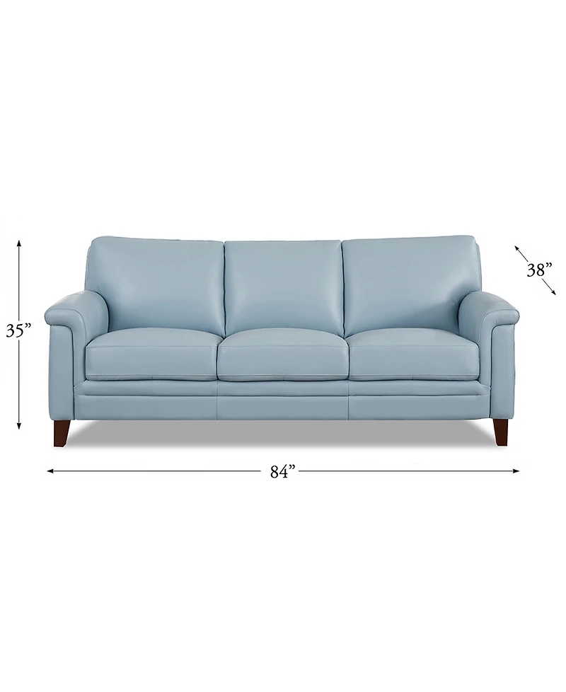 Westcott 84" Top Grain Leather Sofa
