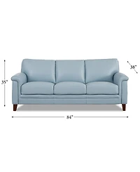 Westcott 84" Top Grain Leather Sofa