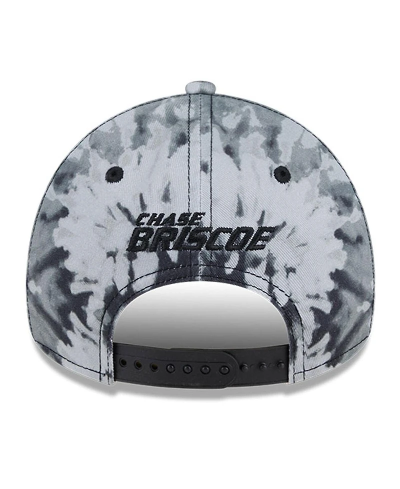 New Era Men's Black Chase Briscoe Victory Burnout 9forty Adjustable Hat