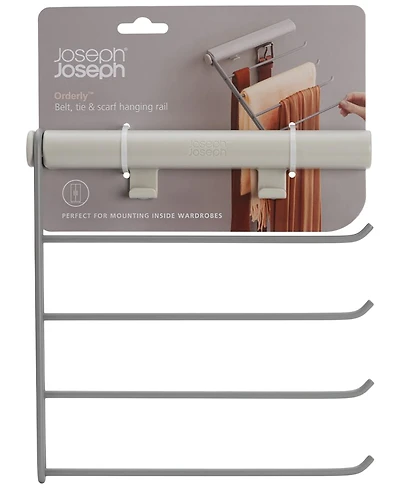 Joseph Joseph Orderly Four-Rail Belt, Tie, Scarf Hanging Organizer