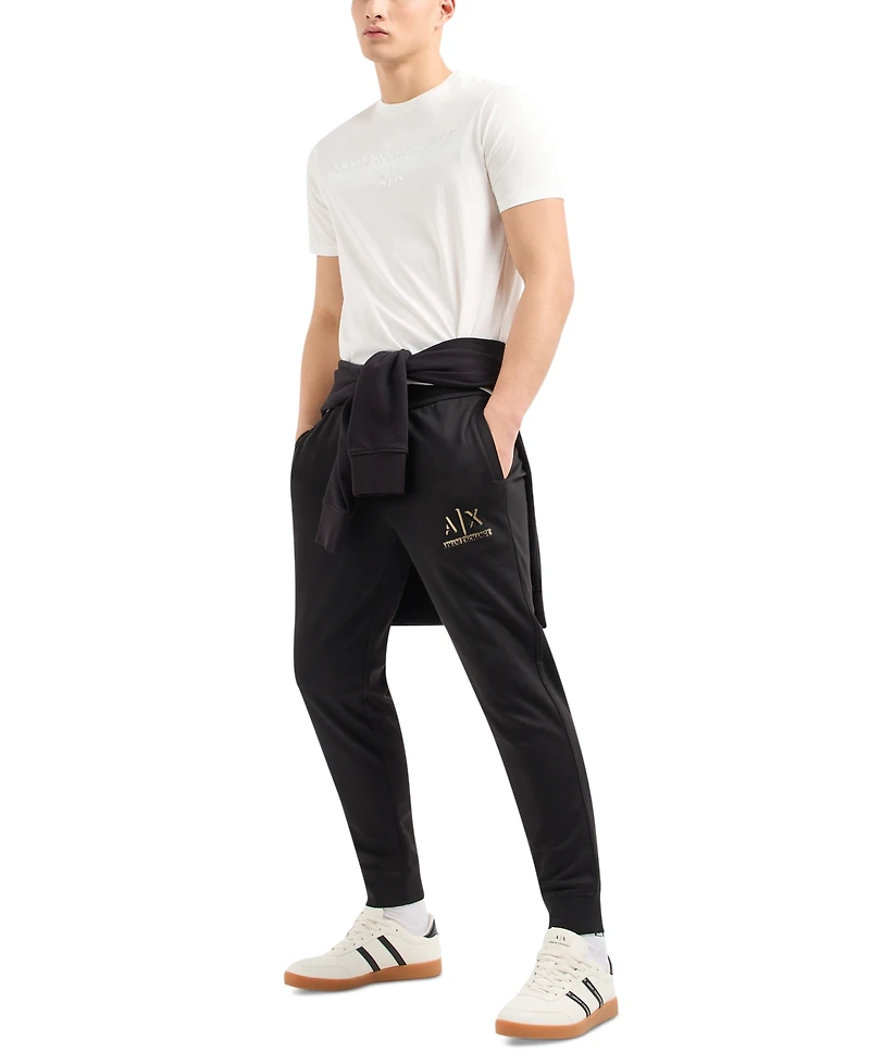 A|X Armani Exchange Men's Metallic Logo Graphic T-Shirt