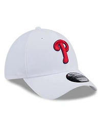 New Era Men's White Philadelphia Phillies Evergreen 39Thirty Flex Hat