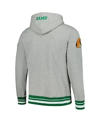 Pro Standard Men's Heather Gray Florida A M Rattlers Script Tail Pullover Hoodie