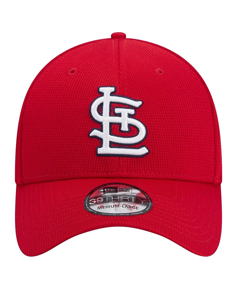 New Era Men's Red St. Louis Cardinals Active Pivot 39Thirty Flex Hat