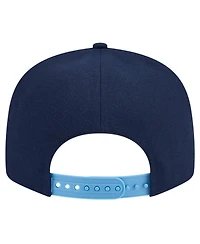 New Era Men's White/Light Blue Memphis Grizzlies Throwback Gradient Tech Font 9fifty Snapback Hat