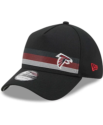 New Era Men's Black Atlanta Falcons Flawless Stripe 39Thirty Flex Hat