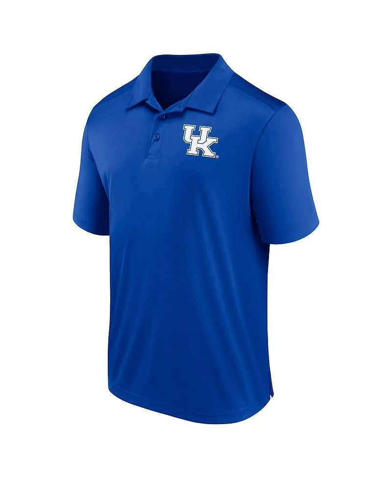 Fanatics Branded Men's Royal Kentucky Wildcats Left Side Block Polo