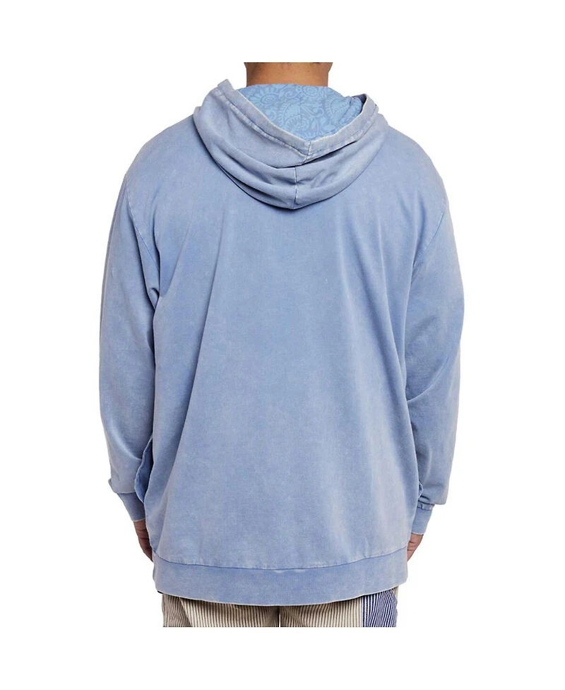 Loungefly Unisex Blue Mickey Mouse Western Pullover Hoodie