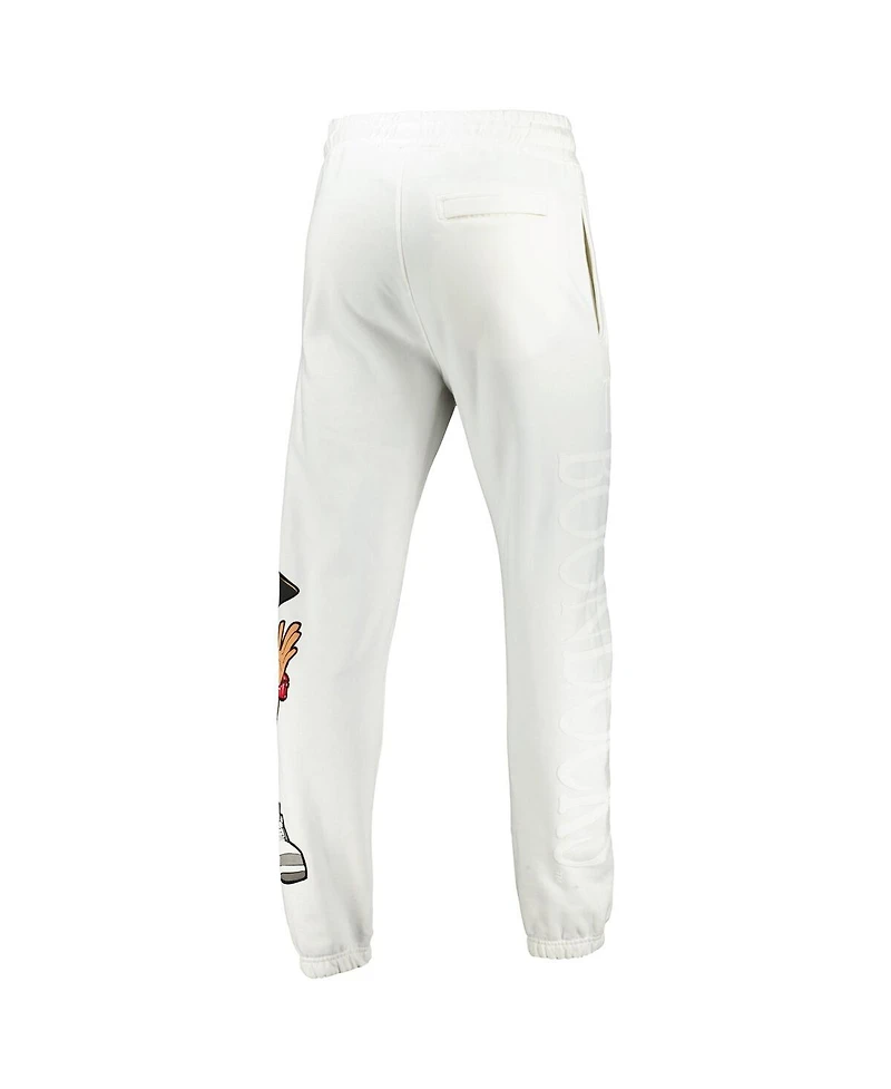 Virtual Thread Unisex White The Boondocks Big Face Riley Joggers