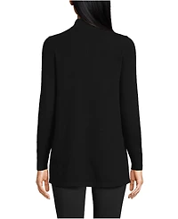 Lands' End Women's Cashmere Mock Neck Swing Tunic Sweater