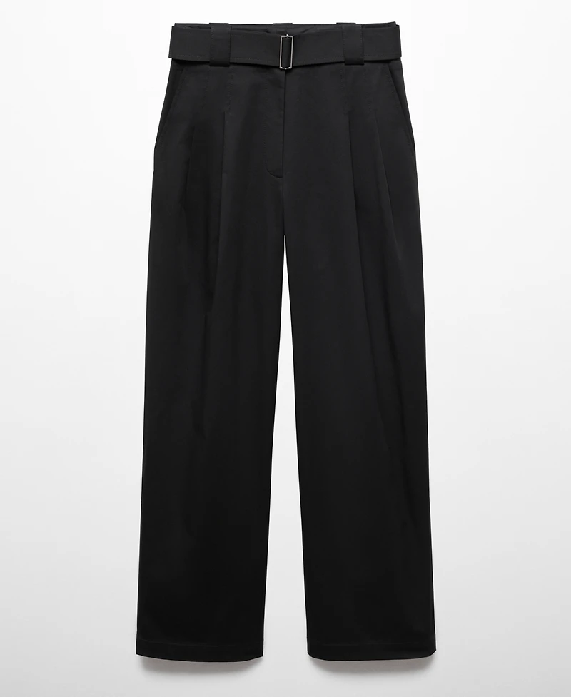 Mango Women's Pleated Suit Pants