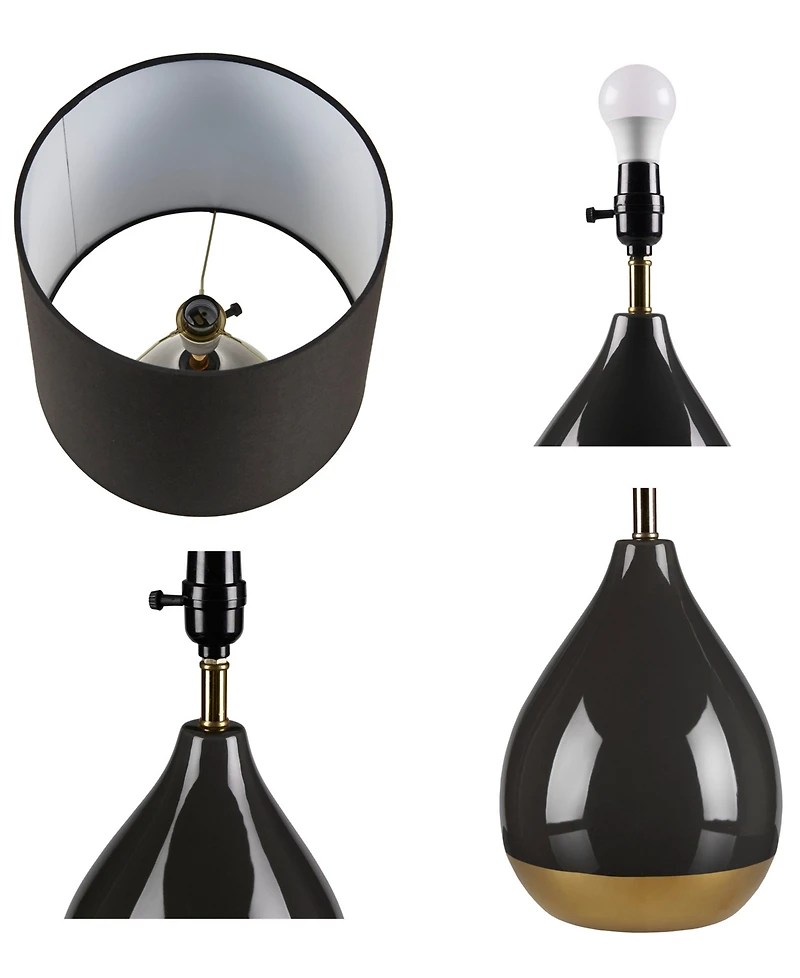 510 Design 2-Tone Ceramic Table Lamp Set of 2