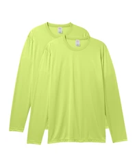 Hanes Sport Men's Cool Dri Performance Long Sleeve T-Shirt, 2-Pack