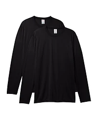 Hanes Sport Men's Cool Dri Performance Long Sleeve T-Shirt, 2-Pack