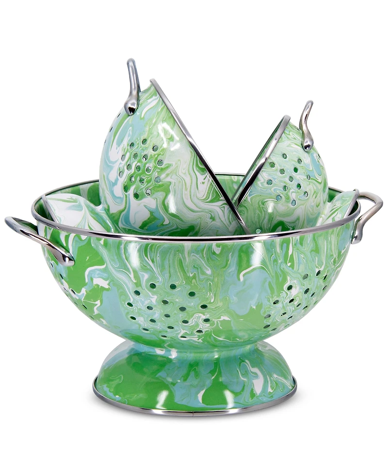 Golden Rabbit Modern Monet Colanders, Set of 3