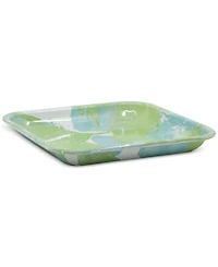 Golden Rabbit Modern Monet Square Trays, Set of 2