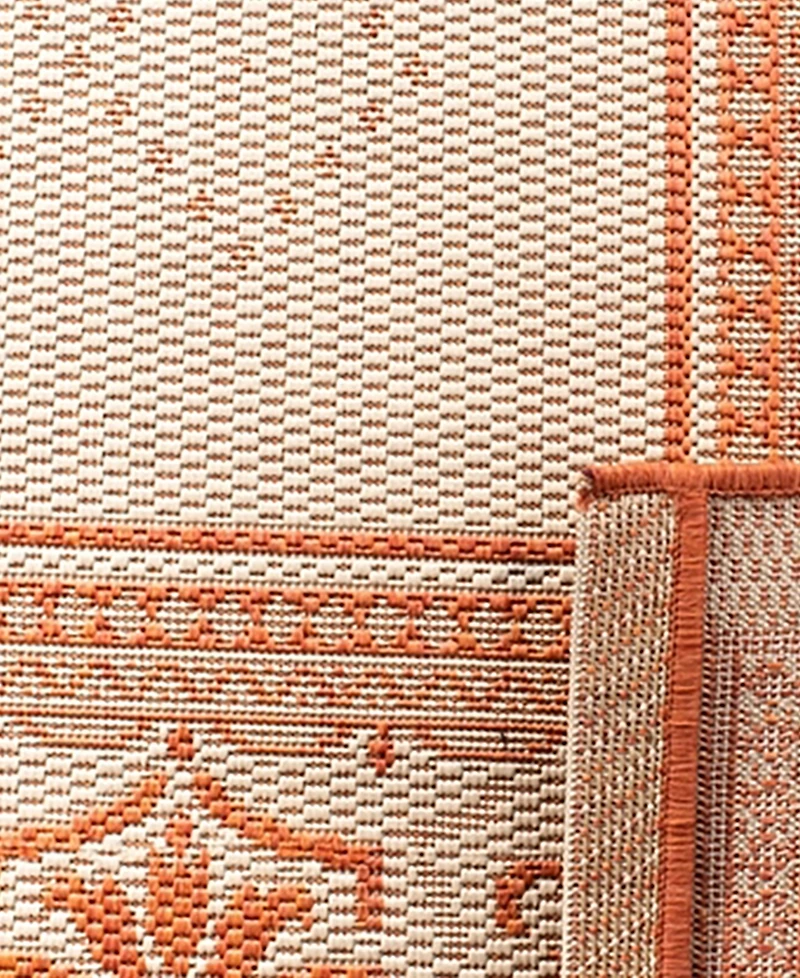 Safavieh Courtyard CY0901 Natural and Terra 5'3" x 7'7" Outdoor Area Rug