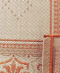 Safavieh Courtyard CY0901 Natural and Terra 5'3" x 7'7" Outdoor Area Rug