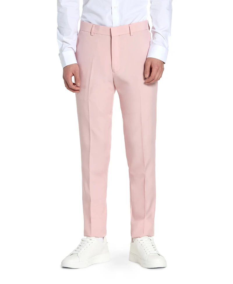 OppoSuits Big Boys Lush Blush 3-Piece Suit Including Blazer, Pants and Clip-On-Tie