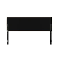 Merrick Lane Coppola King Headboard With Tufted Upholstery And Powder Coated Metal Frame