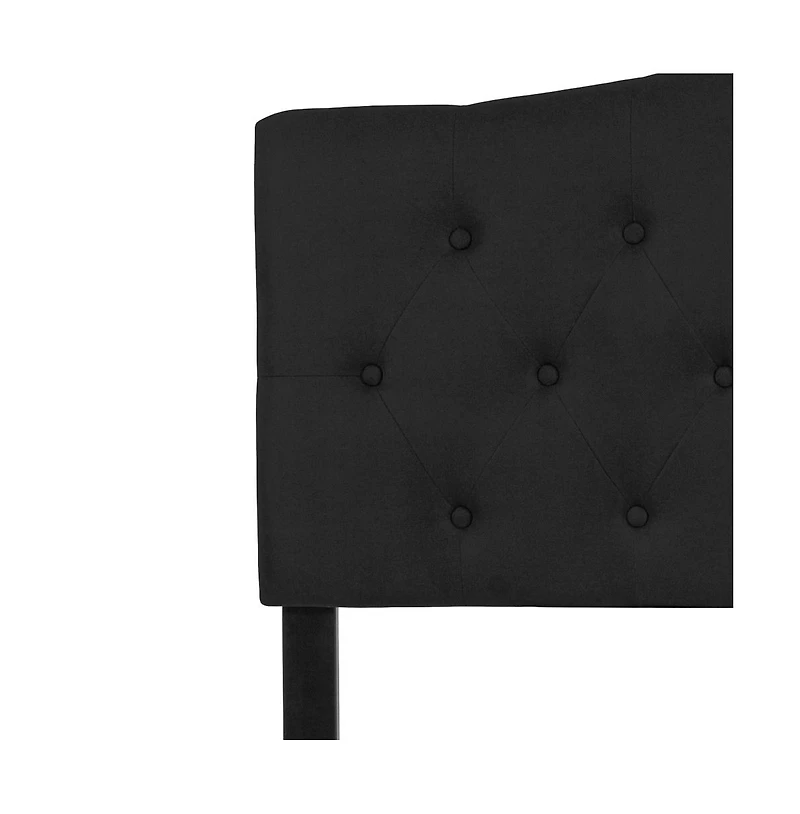 Arched Full Button Tufted Upholstered Headboard