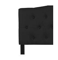 Arched Full Button Tufted Upholstered Headboard