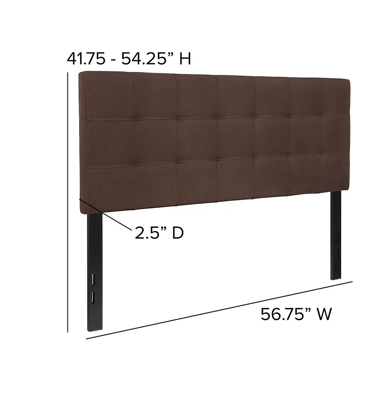 Quilted Tufted Full Upholstered Headboard