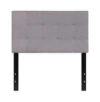 Quilted Tufted Twin Upholstered Headboard