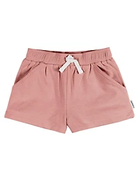 Gerber Toddler & Baby Girls Knit Shorts, 3-Pack