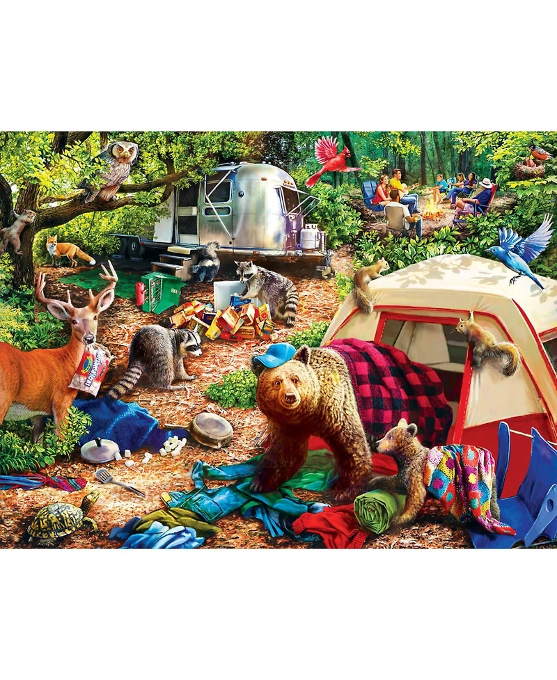 MasterPieces Campside Campsite Trouble 300 Piece Ez Grip Jigsaw Puzzle