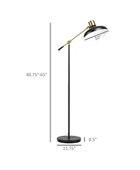 Homcom Adjustable Floor Lamps for Living Room, Sding Lamp