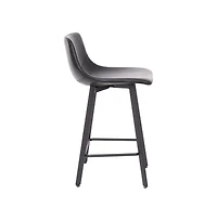 Oretha Set Of 2 Modern Upholstered Stools With Contoured