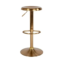 Audrey Retro Style Height Adjustable Barstool With Footrest