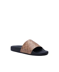 Coach Men's Signature Coated Canvas Pool Slide