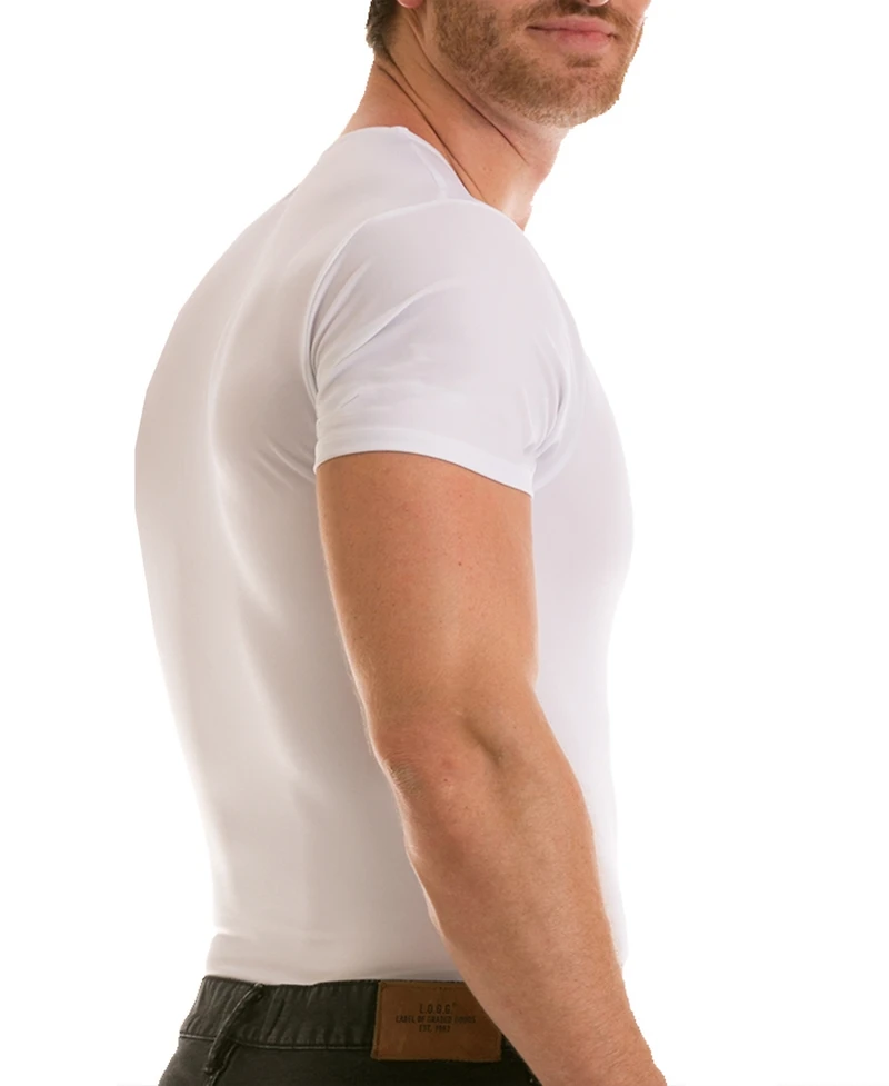 Men's Big & Tall Insta Slim 3 Pack Compression Short Sleeve Crew-Neck T-Shirts