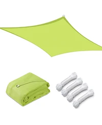 13x10 Ft 97% Uv Block Rectangle Sun Shade Sail Canopy Cover Net Poolside Yard