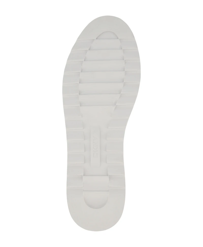 Dkny Men's Smooth Leather Sawtooth Sole Sneakers