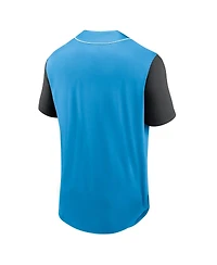 Fanatics Branded Men's Blue Charlotte Fc Balance Fashion Baseball Jersey