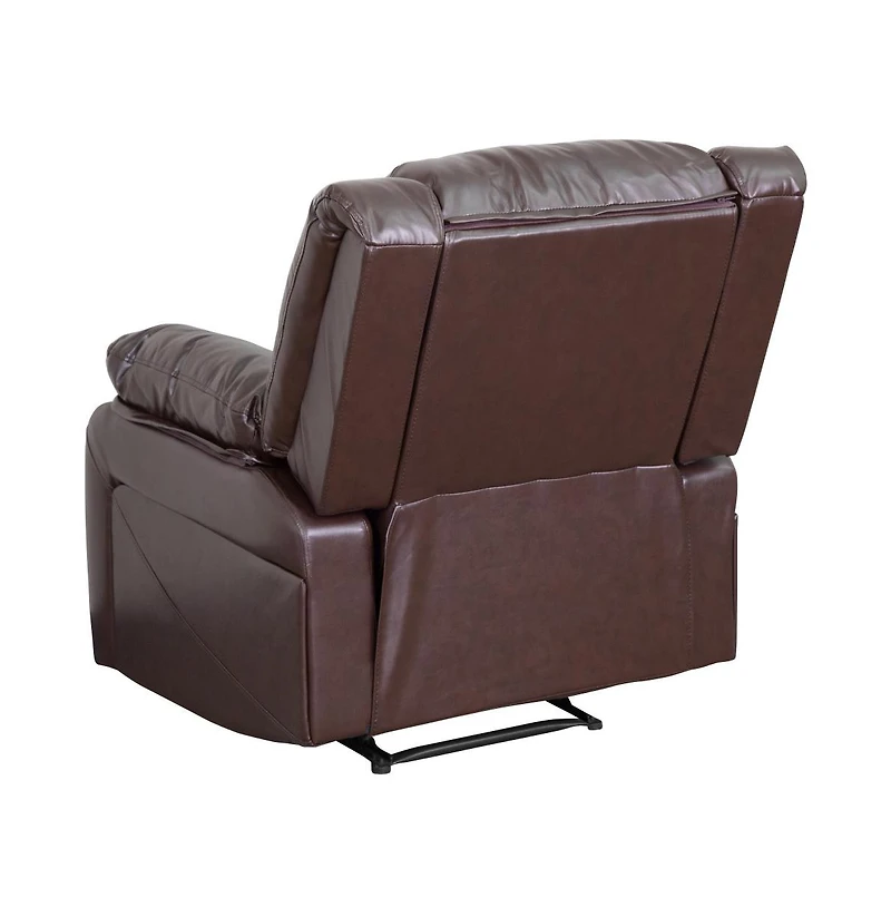 Emma+Oliver Recliner With Bustle Back And Padded Arms