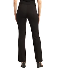 Bcx Juniors' Scuba Double-Belt Flared-Leg Ankle Pants