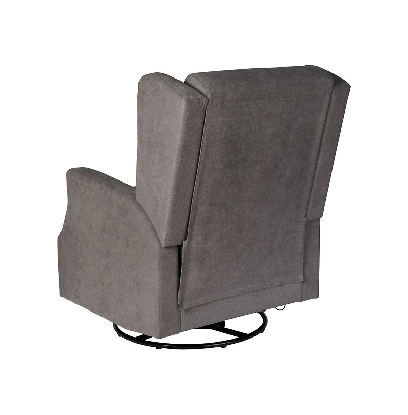 Abby 3-In-1 Wingback Manual Recliner Rocker Swivel Glider Chair
